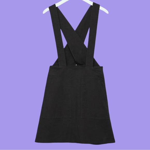 4/45$ Crossed Suspenders Black Overalls Skirt | COS - Picture 4 of 10